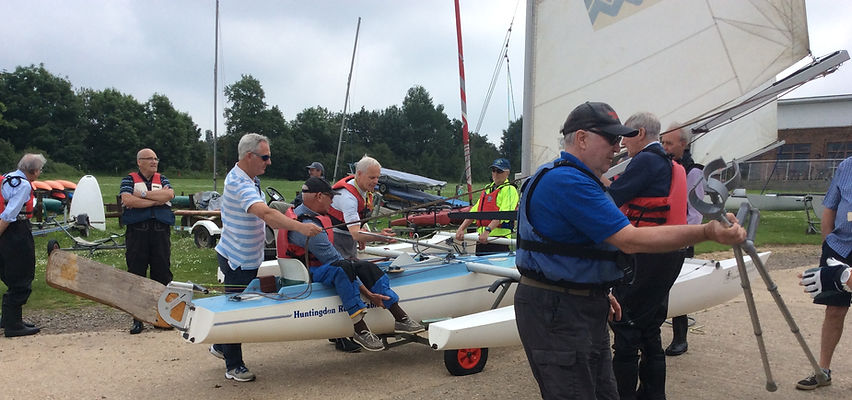 Sailing at Grafham
